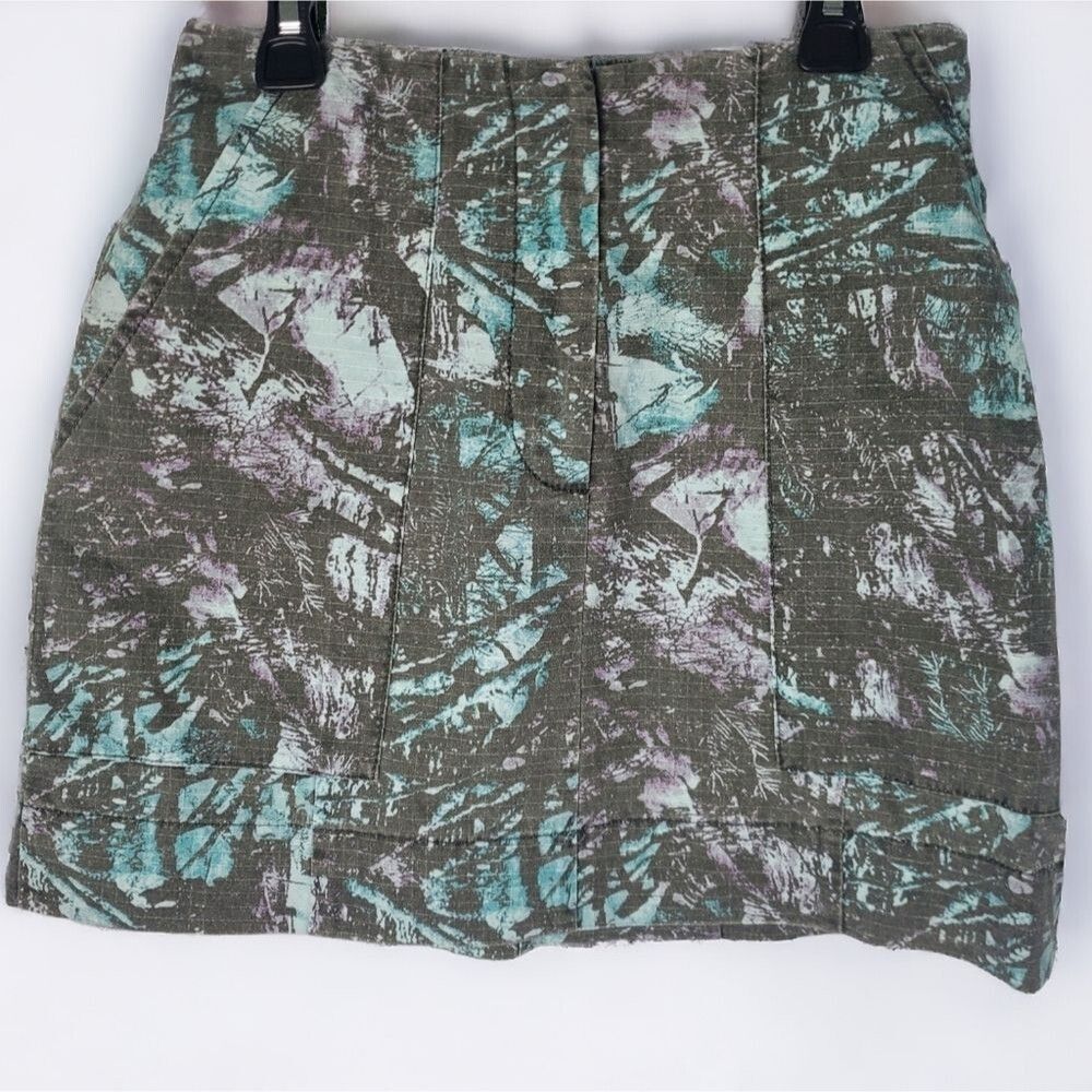 ATM Abstract Ripstop Skirt Size 2 - Picture 2 of 7